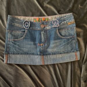 Denim Mini Skirt